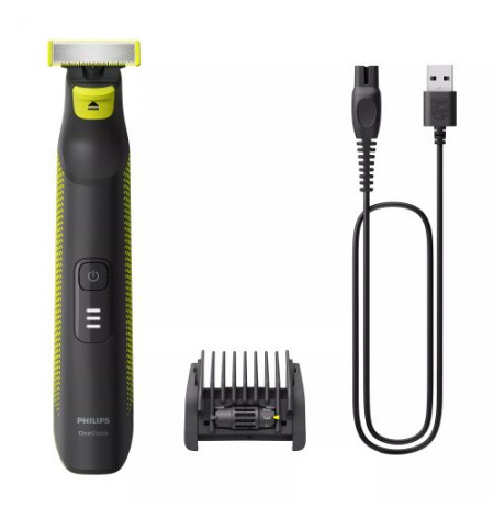 Philips OneBlade Pro QP6506/15 Plaukų skustuvas / kirpimo mašinėlė, Juoda/Žalia
