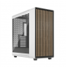Fractal Design Computer Case | North XL | Chalk White TG Clear | ATX | Power supply included No