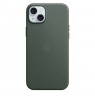 Apple iPhone 15 Plus FineWoven Case with MagSafe - Evergreen