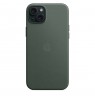 Apple iPhone 15 Plus FineWoven Case with MagSafe - Evergreen