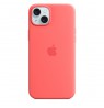 Apple iPhone 15 Plus Silicone Case with MagSafe - Guava