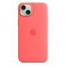Apple iPhone 15 Plus Silicone Case with MagSafe - Guava