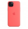 Apple iPhone 15 Plus Silicone Case with MagSafe - Guava