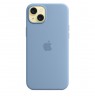 Apple iPhone 15 Plus Silicone Case with MagSafe - Winter Blue