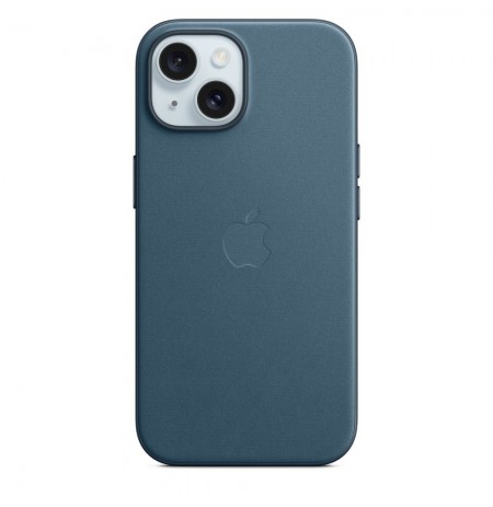 Apple iPhone 15 FineWoven Case with MagSafe - Pacific Blue