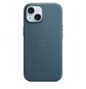 Apple iPhone 15 FineWoven Case with MagSafe - Pacific Blue