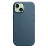 Apple iPhone 15 FineWoven Case with MagSafe - Pacific Blue