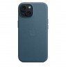 Apple iPhone 15 FineWoven Case with MagSafe - Pacific Blue