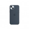 Apple iPhone 15 Plus Silicone Case with MagSafe - Storm Blue