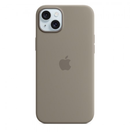 Apple iPhone 15 Plus Silicone Case with MagSafe - Clay
