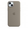 Apple iPhone 15 Plus Silicone Case with MagSafe - Clay