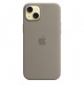 Apple iPhone 15 Plus Silicone Case with MagSafe - Clay
