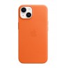Apple iPhone 14 Plus Leather Case with MagSafe - Orange