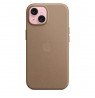 Apple iPhone 15 FineWoven Case with MagSafe - Taupe