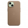 Apple iPhone 15 FineWoven Case with MagSafe - Taupe