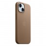 Apple iPhone 15 FineWoven Case with MagSafe - Taupe