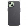 Apple iPhone 15 FineWoven Case with MagSafe - Black