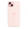 Apple iPhone 15 Plus Silicone Case with MagSafe - Light Pink