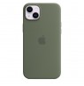 Apple iPhone 14 Plus Silicone Case with MagSafe - Olive