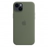 Apple iPhone 14 Plus Silicone Case with MagSafe - Olive