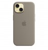 Apple iPhone 15 Silicone Case with MagSafe - Clay