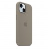 Apple iPhone 15 Silicone Case with MagSafe - Clay