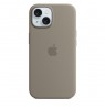 Apple iPhone 15 Silicone Case with MagSafe - Clay