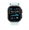 Apple 49mm Ice Blue Ocean Band Extension - Black Titanium Finish