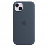 Apple iPhone 14 Plus Silicone Case with MagSafe - Storm Blue