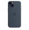 Apple iPhone 14 Plus Silicone Case with MagSafe - Storm Blue