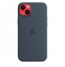 Apple iPhone 14 Plus Silicone Case with MagSafe - Storm Blue