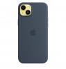 Apple iPhone 14 Plus Silicone Case with MagSafe - Storm Blue