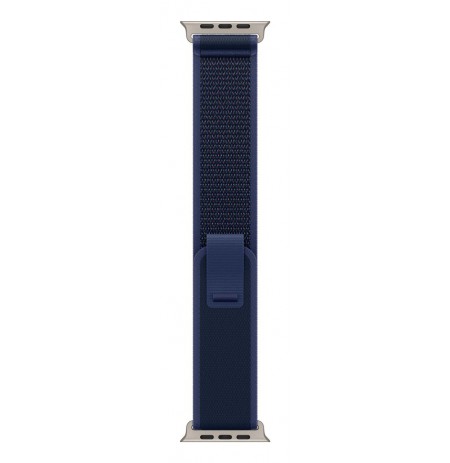 Apple 49mm Blue Trail Loop - S/M - Natural Titanium Finish