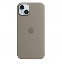 Apple iPhone 15 Plus Silicone Case with MagSafe - Clay