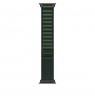 Apple 49mm Dark Green Alpine Loop - Medium - Black Titanium Finish