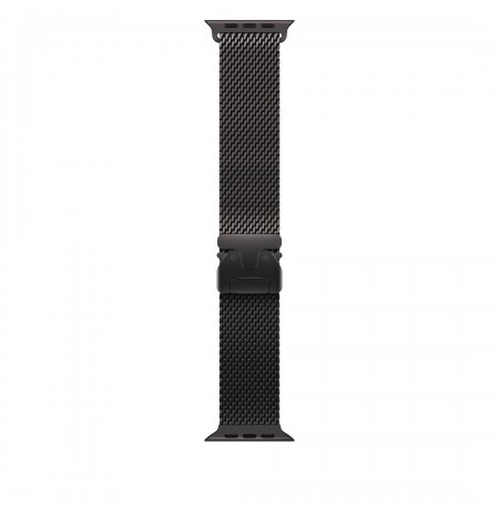 Apple 49mm Black Titanium Milanese Loop - Medium