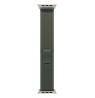 Apple 49mm Green Trail Loop - M/L - Natural Titanium Finish