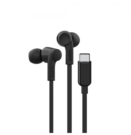 Belkin SoundForm Headset Wired In-ear Music/Everyday USB Type-C Black
