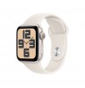 Apple Watch SE GPS 40mm Starlight Aluminium Case with Starlight Sport Band - S/M