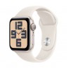 Watch Apple Watch SE (2024) GPS 40mm Starlight Aluminium Case with Sport Band M/L - Starlight