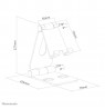 Neomounts DS10-160SL1 Phone stand up to 7" - foldable - universal