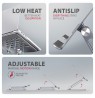 Axagon STND-LQ laptop stand Grey 40.6 cm (16")
