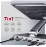 Axagon HMC-STND USB-C 5Gbps ALUMINUM STAND & HUB 7in1