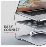 Axagon HMC-STND USB-C 5Gbps ALUMINUM STAND & HUB 7in1