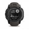 Garmin Instinct 2X Solar 2.79 cm (1.1") MIP 50 mm Digital 176 x 176 pixels Touchscreen Graphite GPS (satellite)