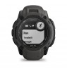 Garmin Instinct 2X Solar 2.79 cm (1.1") MIP 50 mm Digital 176 x 176 pixels Touchscreen Graphite GPS (satellite)