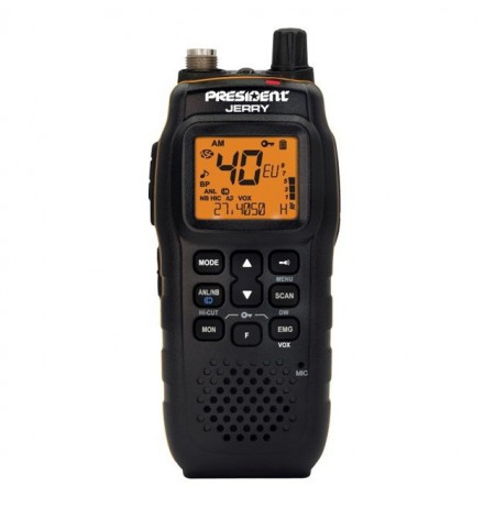 President Jerry ASC AM/FM CB Portable Radio Black