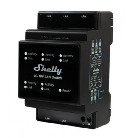 Shelly LAN Switch Smart switch Black