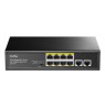 Cudy GS1010P network switch Gigabit Ethernet (10/100/1000) Power over Ethernet (PoE) Desktop/Wall-Mounting Black
