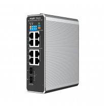 Ruijie Networks RG-NIS2100 Managed L2 Gigabit Ethernet (10/100/1000) Power over Ethernet (PoE) Black, Stainless steel